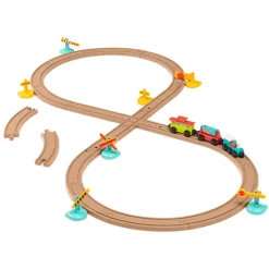 All Aboard – kolejka z torami i znakami 29 el., magnetyczne wagony 2+