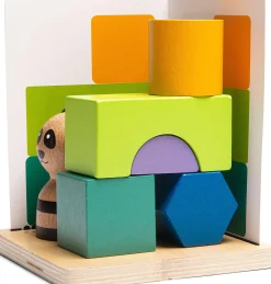 Łamigłówka 3D PANDA, drewniana gra edukacyjna