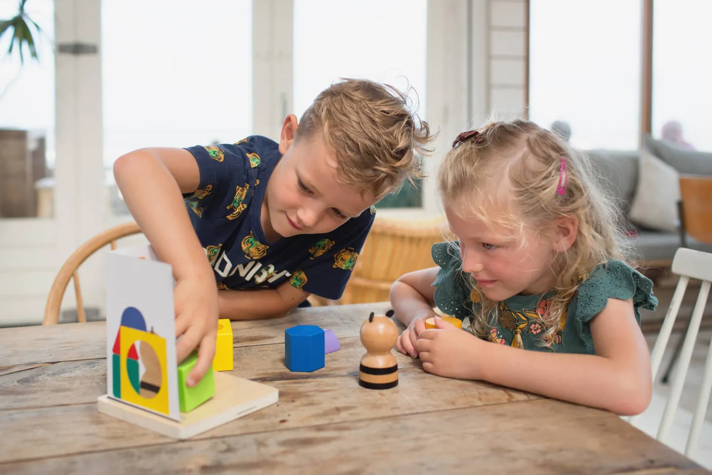 Łamigłówka 3D PANDA, drewniana gra edukacyjna