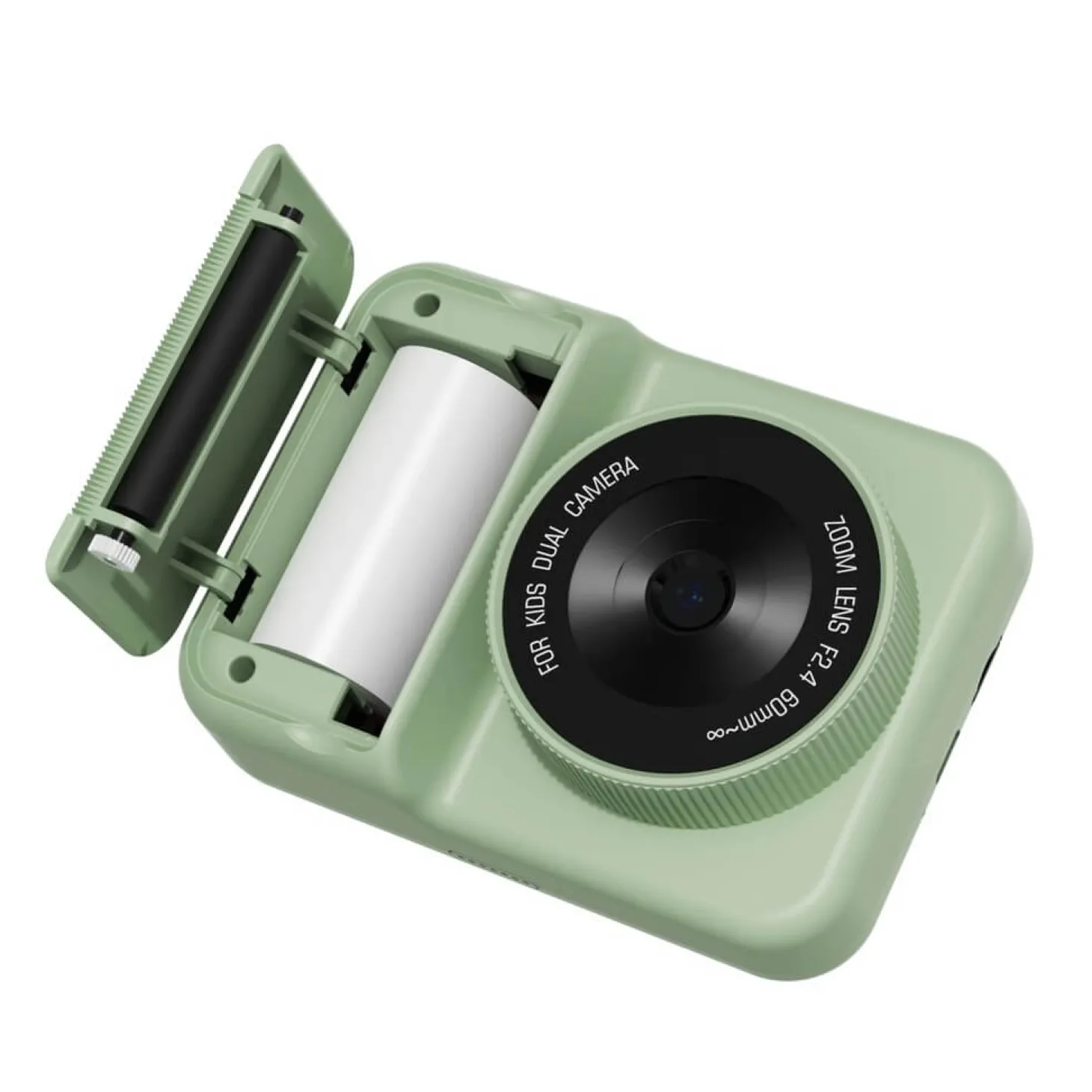 Aparat cyfrowy z drukarką dla dzieci Zoo Print - Dino Green
