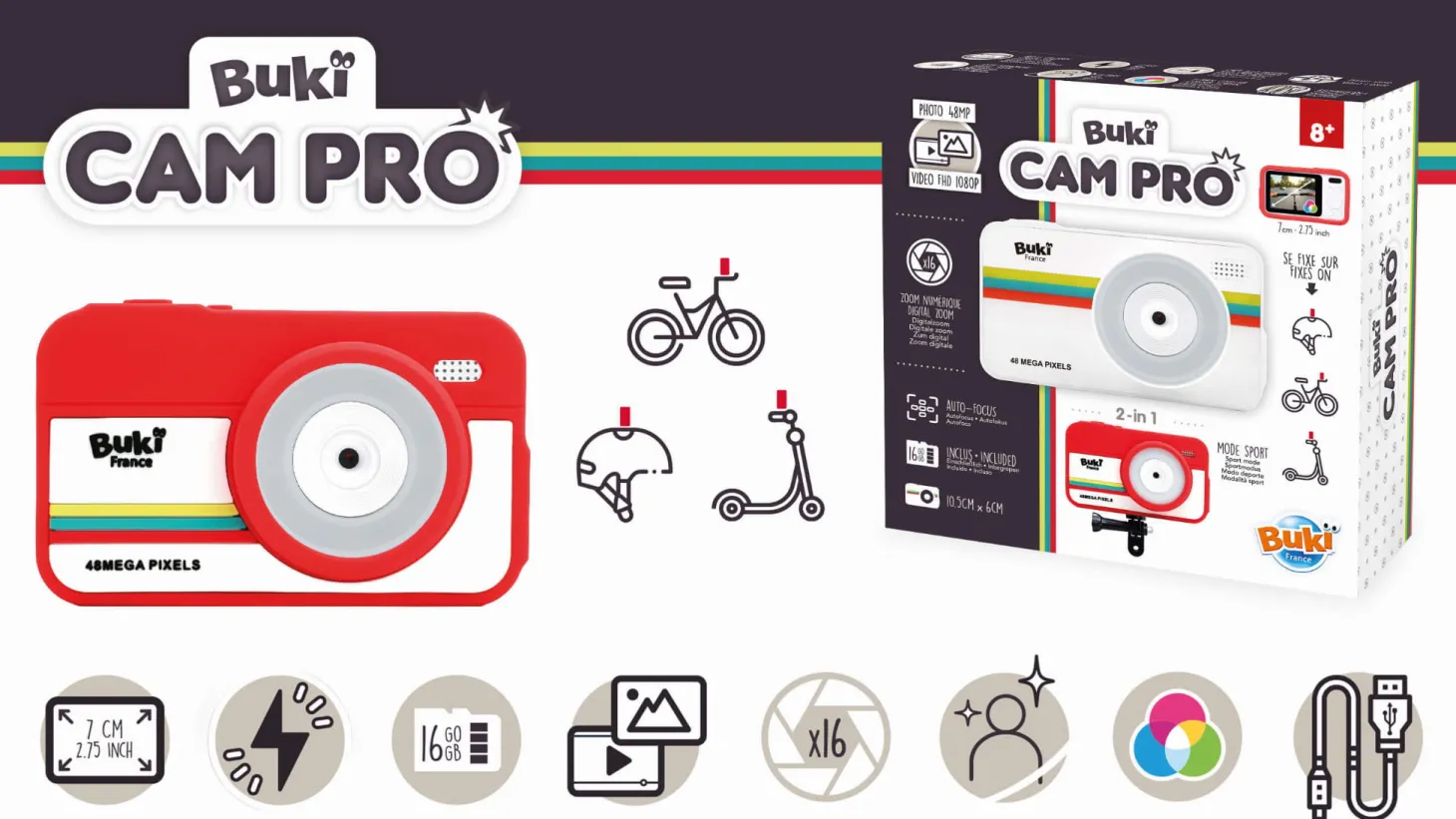 Aparat fotograficzny 2w1 CamPro PV010