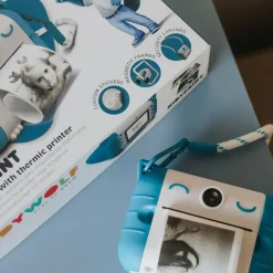 Aparat fotograficzny z funkcją drukowania KIDYPRINT - niebieski