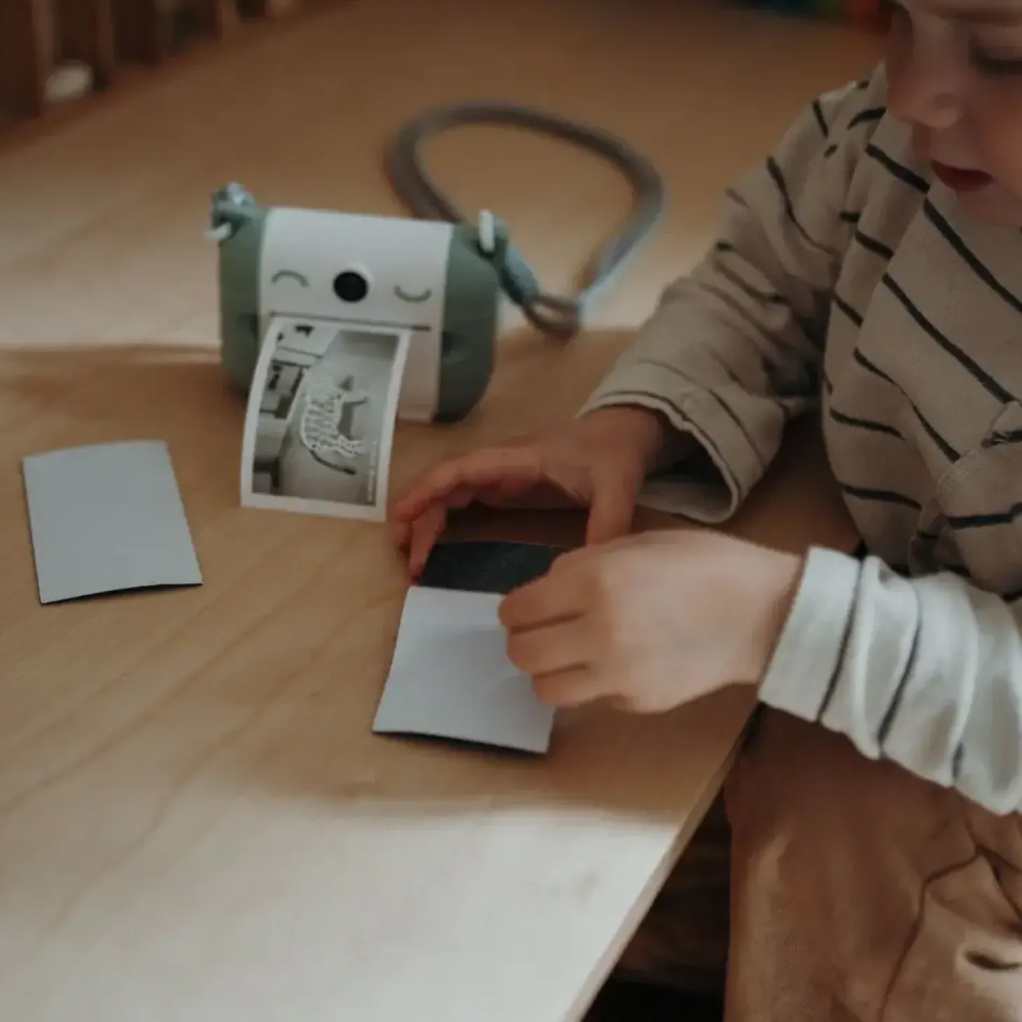 Aparat fotograficzny z funkcją drukowania KIDYPRINT - zielony