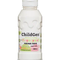 Łatwo zmywalna farba do malowania palcami, BIAŁA, 350 ml