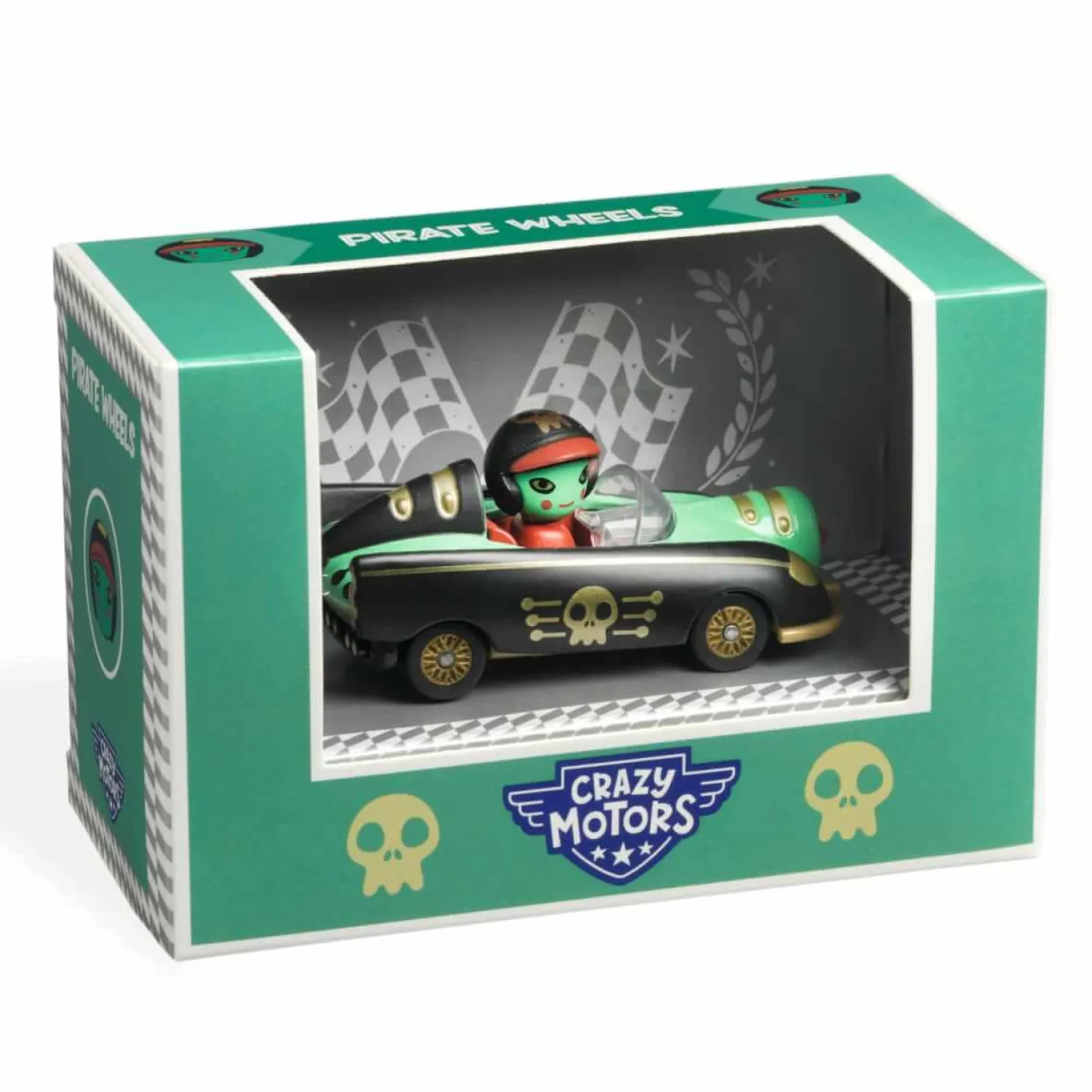 Autko CRAZY MOTORS - PIRATE WHEELS