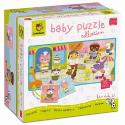 Baby puzzle - dwustronne puzzle dla najmłodszych - MAŁE ZWIERZĄTKA