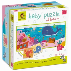 Baby puzzle - dwustronne puzzle dla najmłodszych - MORZE