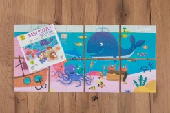 Baby puzzle - dwustronne puzzle dla najmłodszych - MORZE