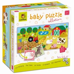 Baby puzzle - dwustronne puzzle dla najmłodszych - WIEŚ