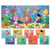 Baby puzzle - dwustronne puzzle dla najmłodszych - SYRENKI