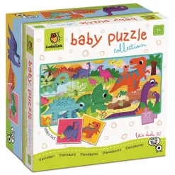 Baby puzzle - dwustronne puzzle dla najmłodszych - DINOZAURY