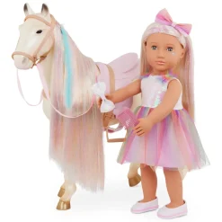 Baśniowy rumak dla lalki 46cm - ENCHANTING HORSE - do czesania i stylizacji
