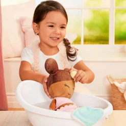 Bath Doll - lalka przytulanka do kąpieli - szatynka, wersja bez ręczniczka
