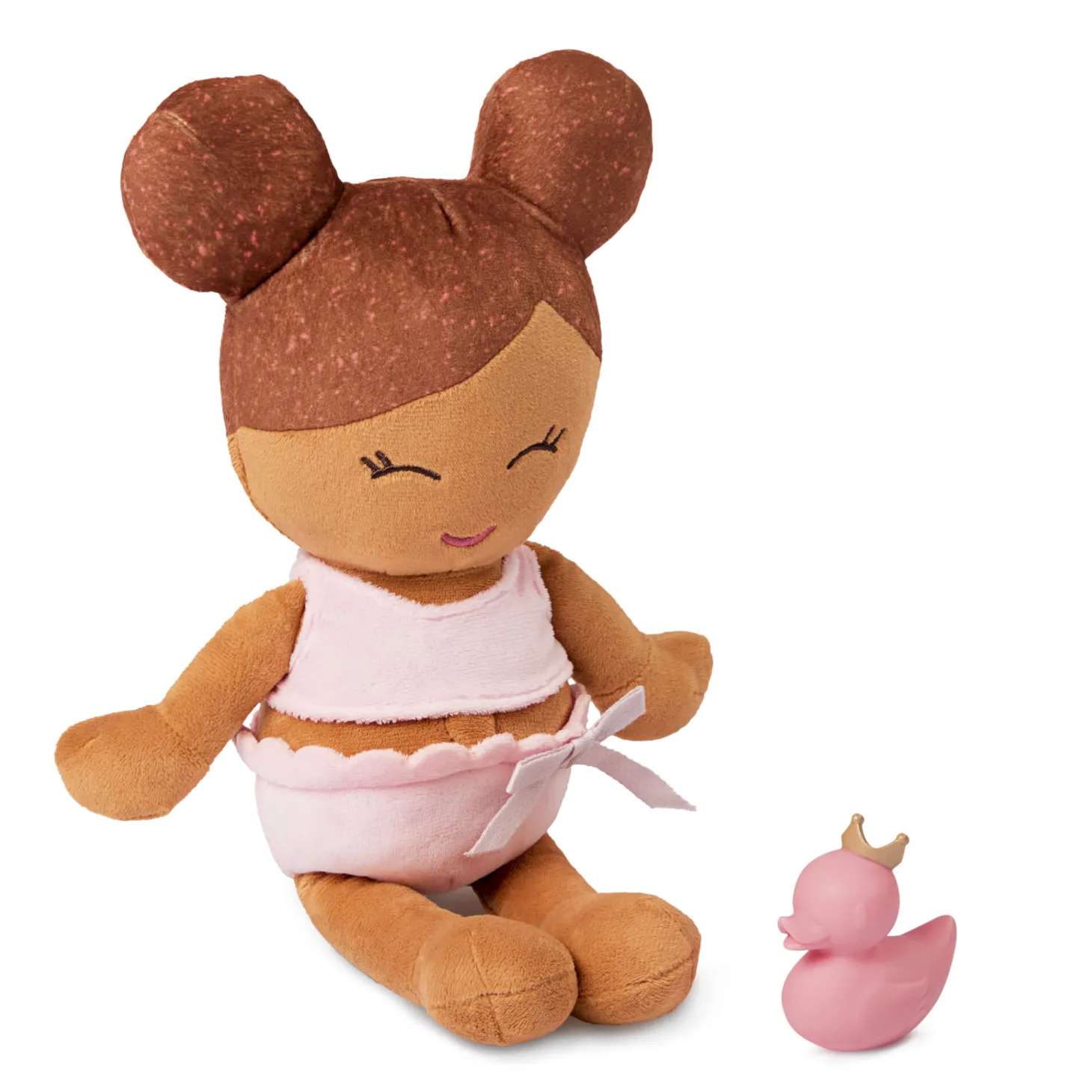 Bath Doll - lalka przytulanka do kąpieli - szatynka, wersja bez ręczniczka