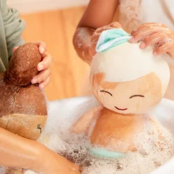 Bath Doll - lalka przytulanka do kąpieli - szatynka, wersja bez ręczniczka