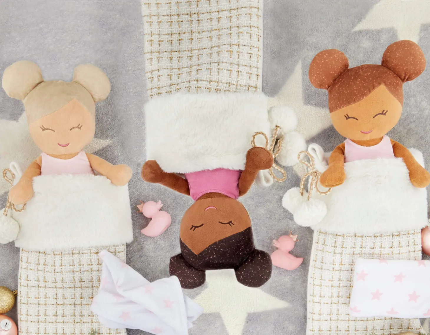 Bath Doll - lalka przytulanka do kąpieli - brunetka, wersja bez ręczniczka