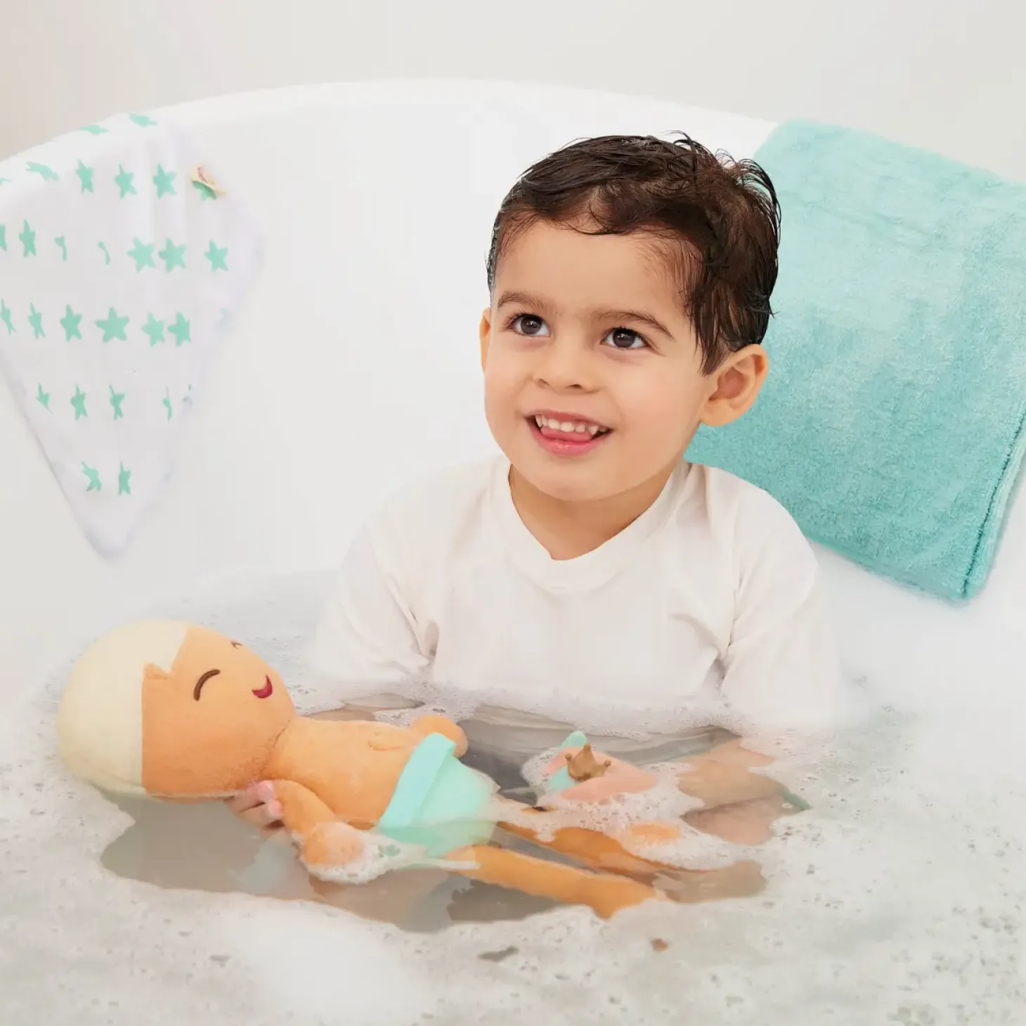Bath Doll Lulla Baby - lalka przytulanka do kąpieli - chłopiec blondyn