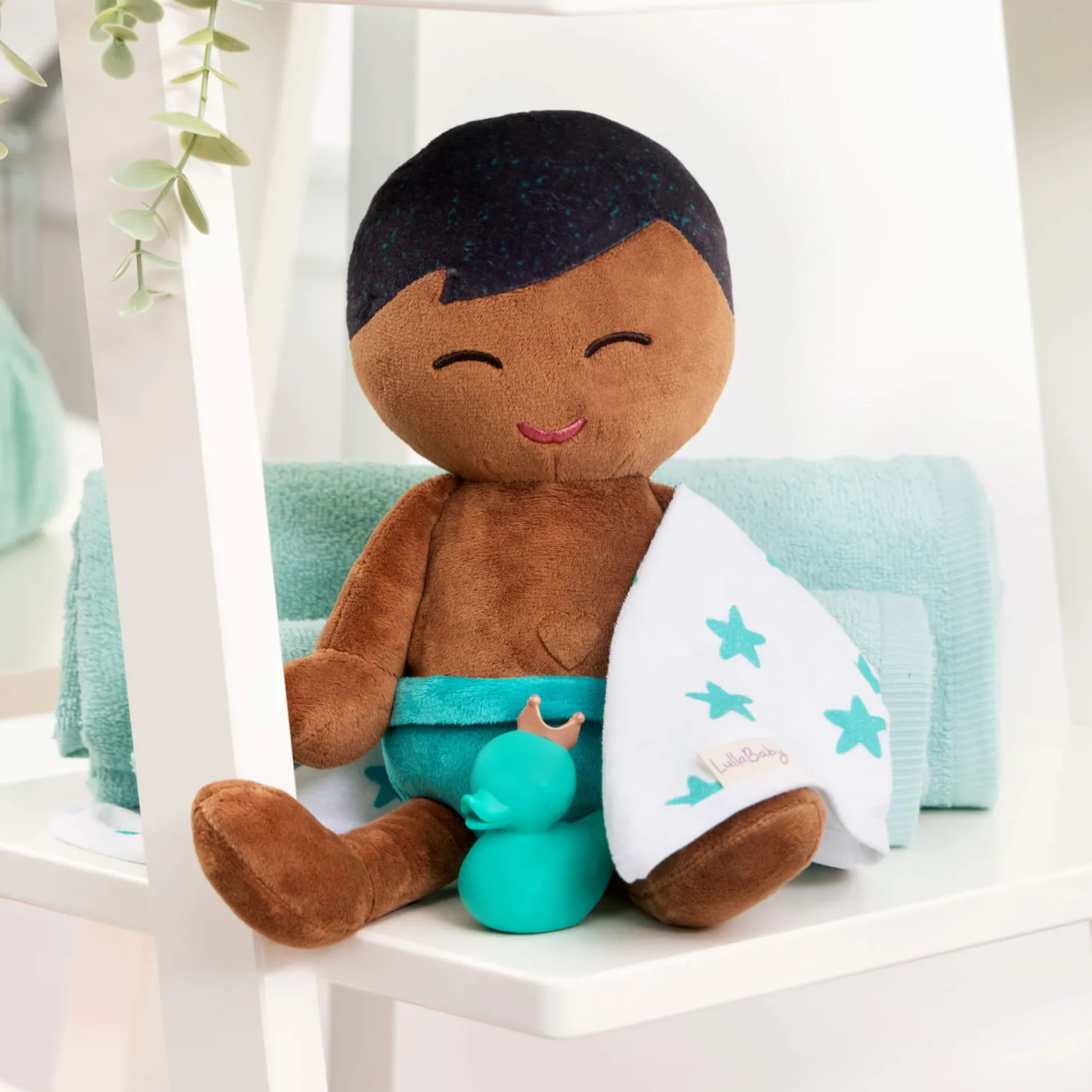 Bath Doll Lulla Baby - lalka przytulanka do kąpieli - chłopiec brunet