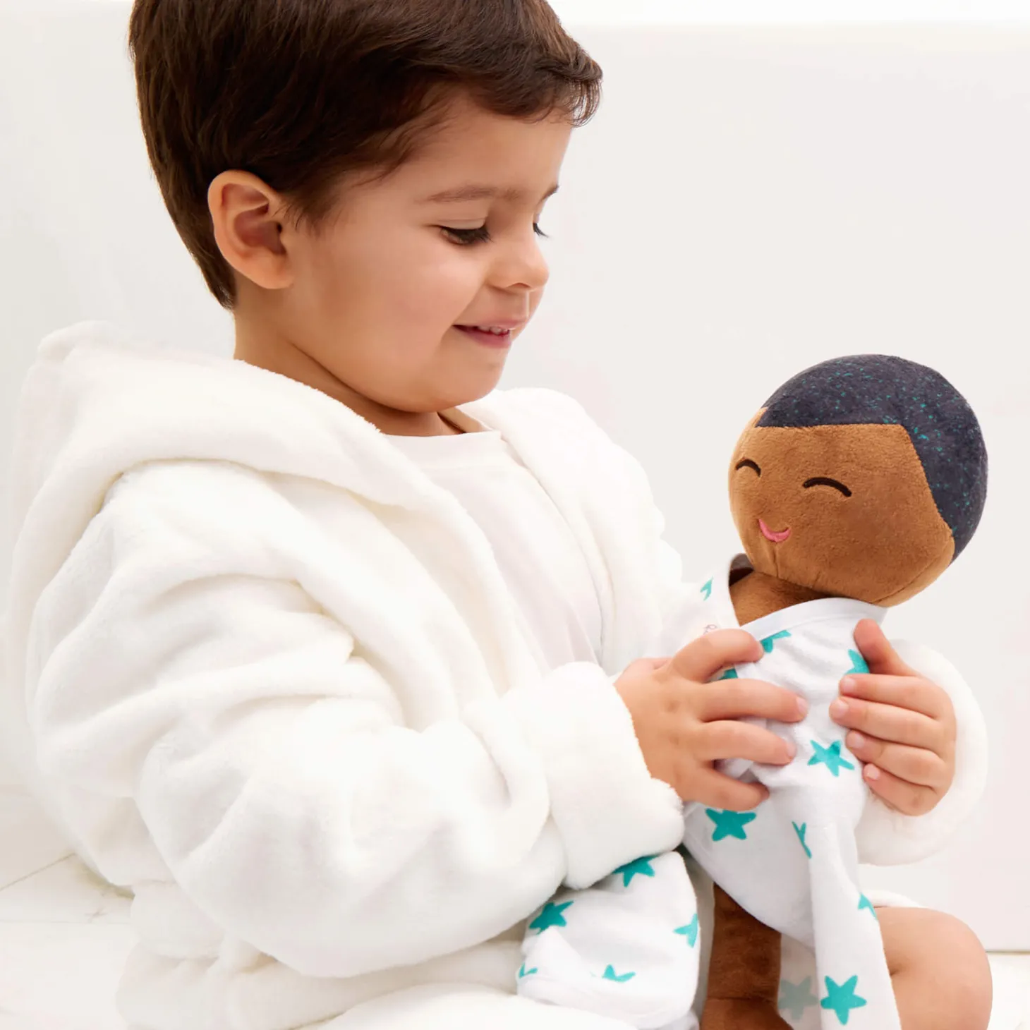Bath Doll Lulla Baby - lalka przytulanka do kąpieli - chłopiec brunet