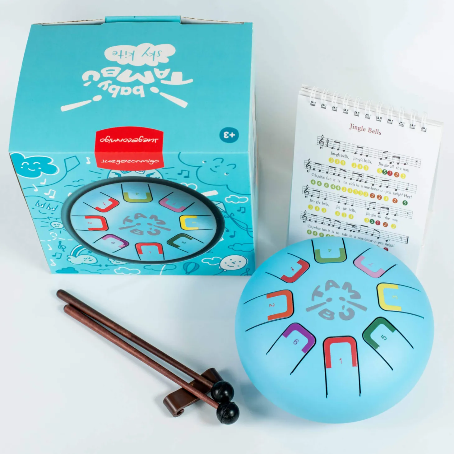 Bębenek językowy Baby Tambu śr. 15cm - Sky Kite