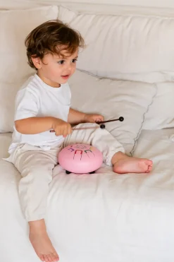 Bębenek językowy Baby Tambu śr. 15cm - Pinky Winky