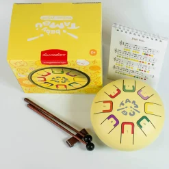 Bębenek językowy Baby Tambu śr. 15cm - Mellow Yellow