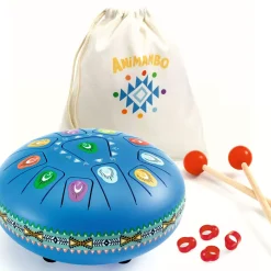 Bębenek językowy NIEBIESKI duży, śr. 20cm