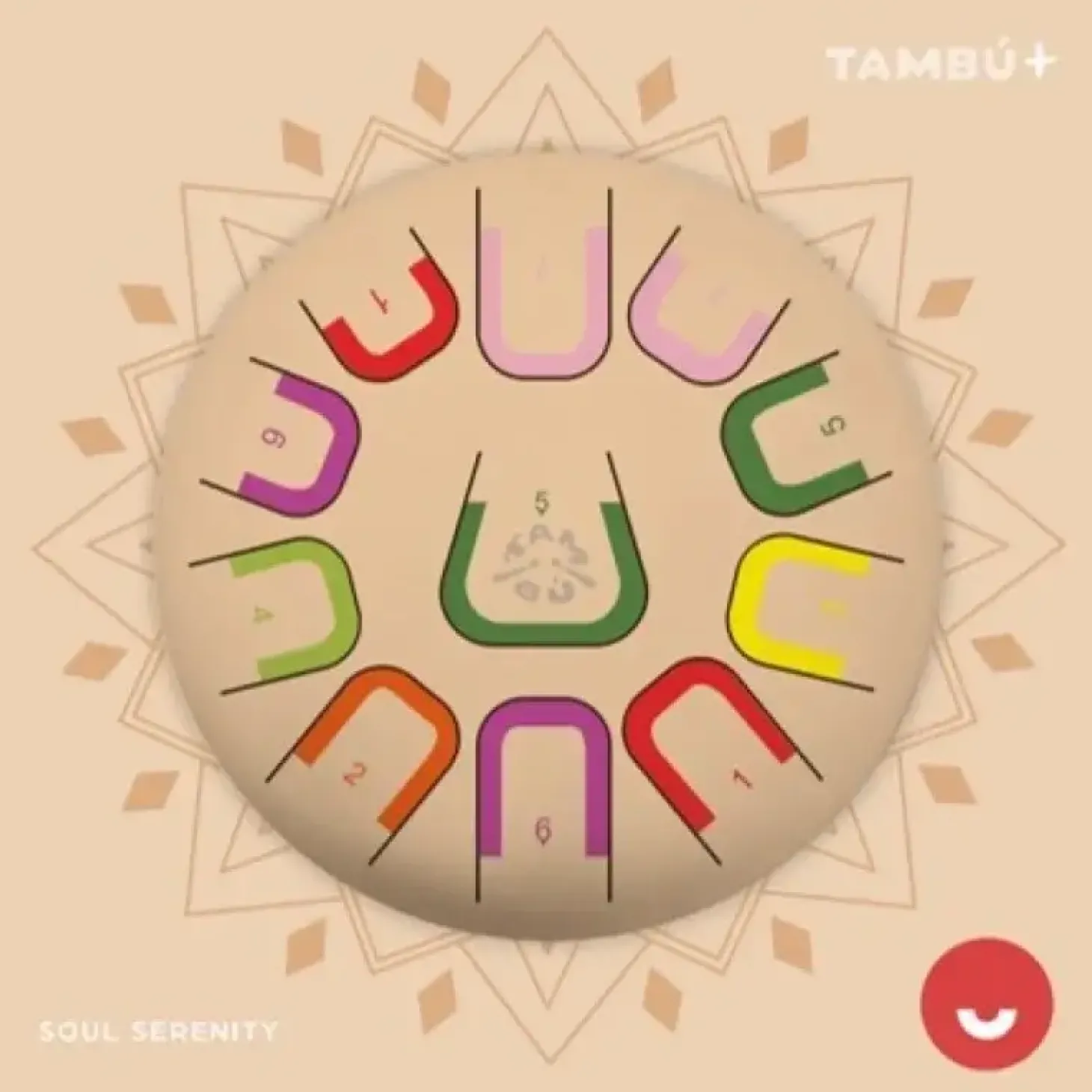 Bębenek językowy Tambu śr. 25cm - Soul Serenity