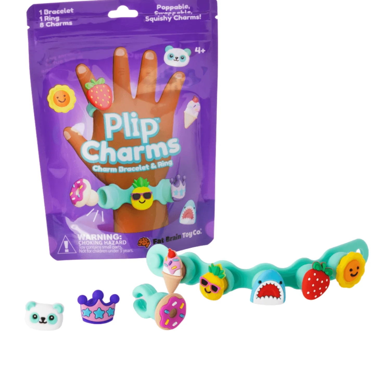 Biżuteria Plip Charms - zestaw turkusowy