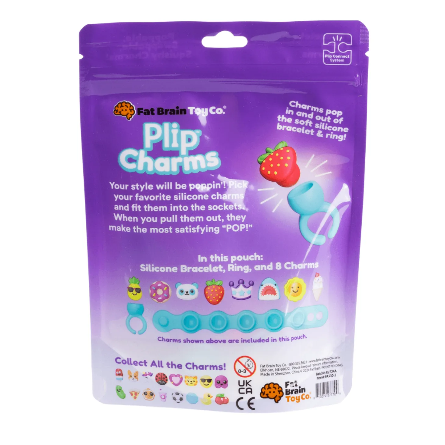 Biżuteria Plip Charms - zestaw turkusowy