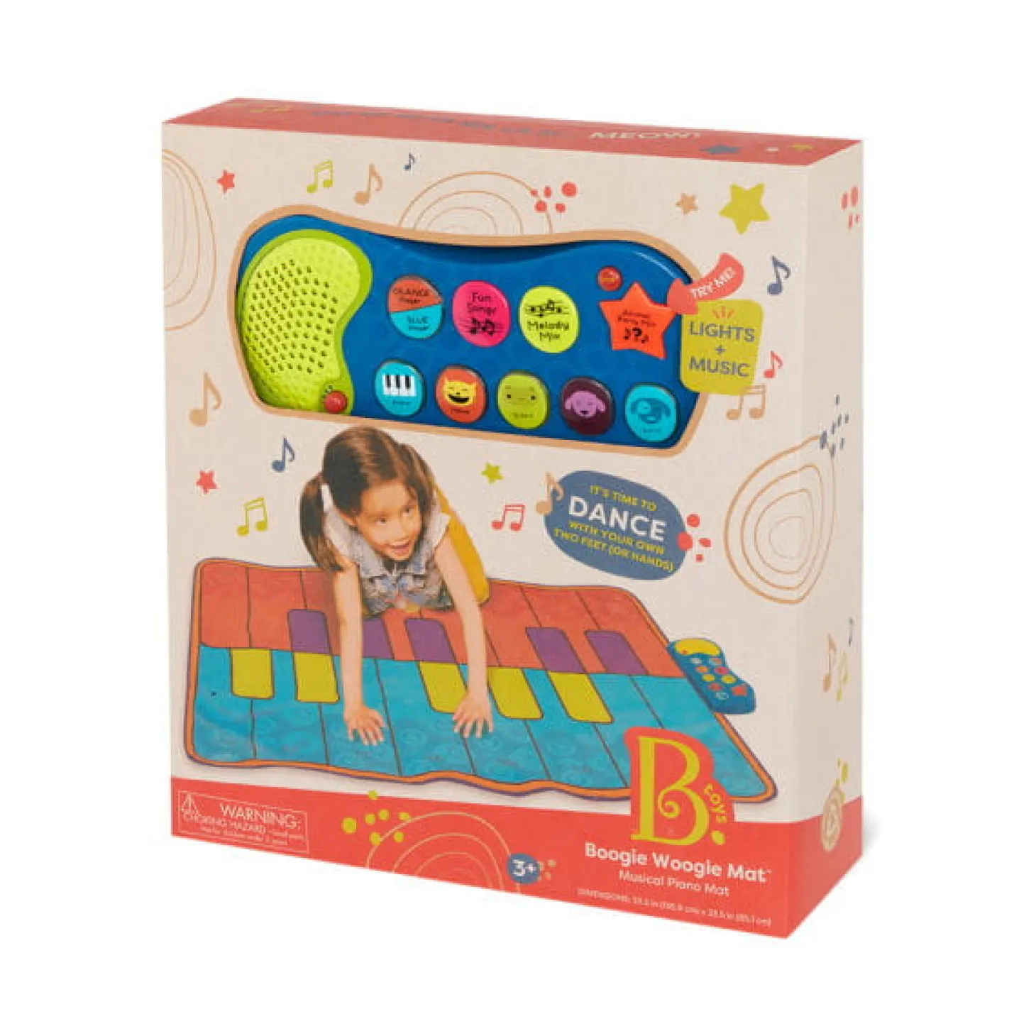 Boogie Woogie Mat: mata muzyczna - pianino podłogowe do tańca i miksowania muzyki