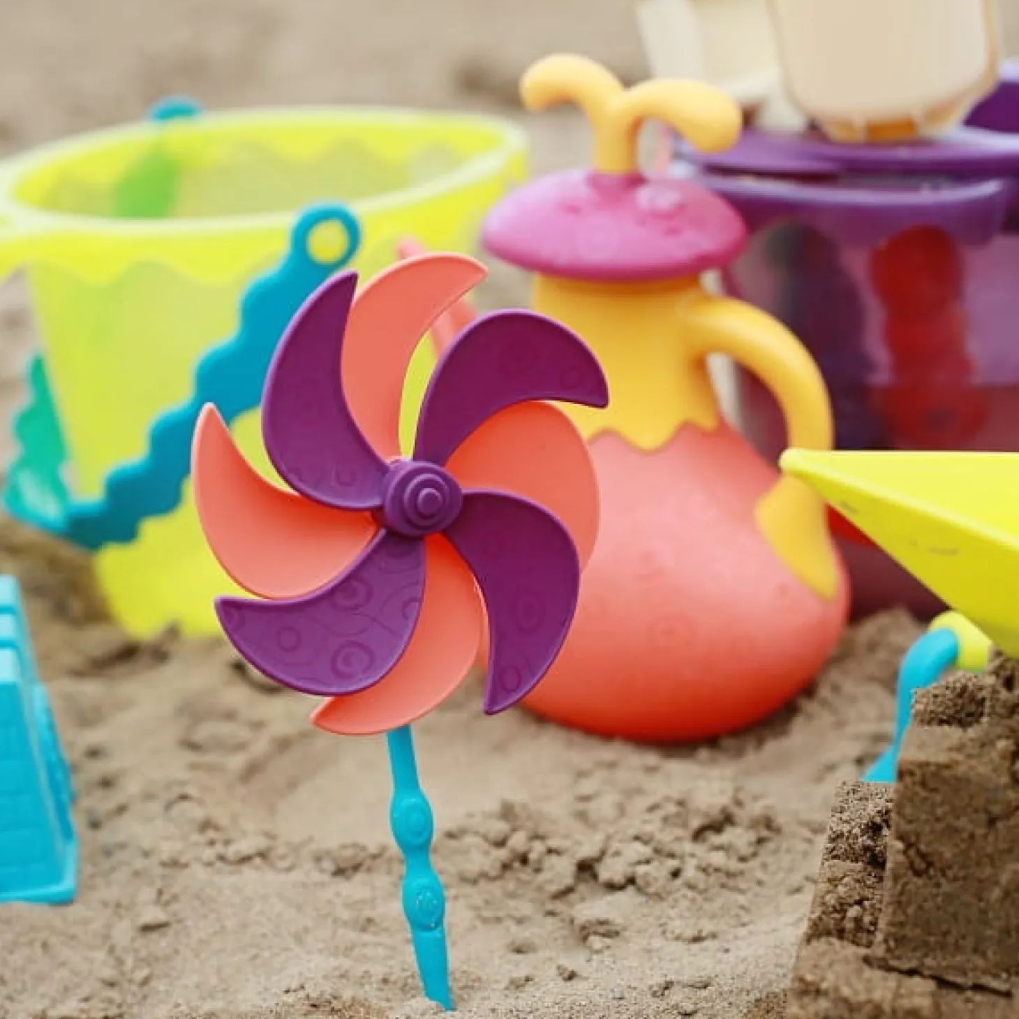 B. Ready Beach Bag – torba z akcesoriami do piasku - pomarańczowa