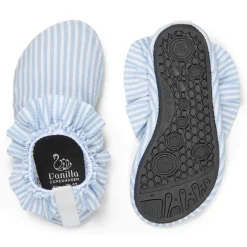 Buty do pływania UV dla dzieci Frill Blue seersucker
