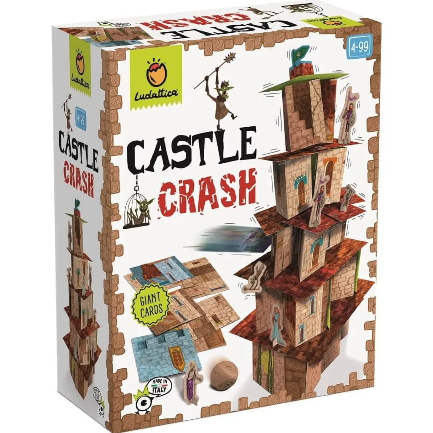 CASTLE CRASH - gra rodzinna - kto zbuduje wyższy ZAMEK?