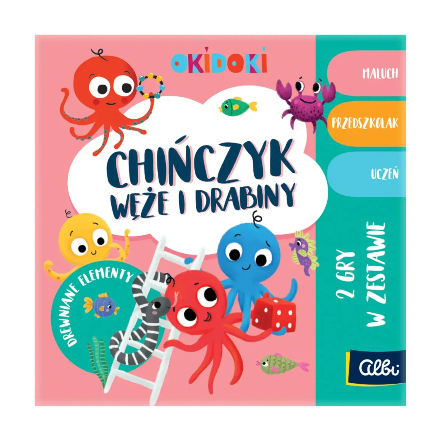 Chińczyk. Węże i drabiny - OKIDOKI