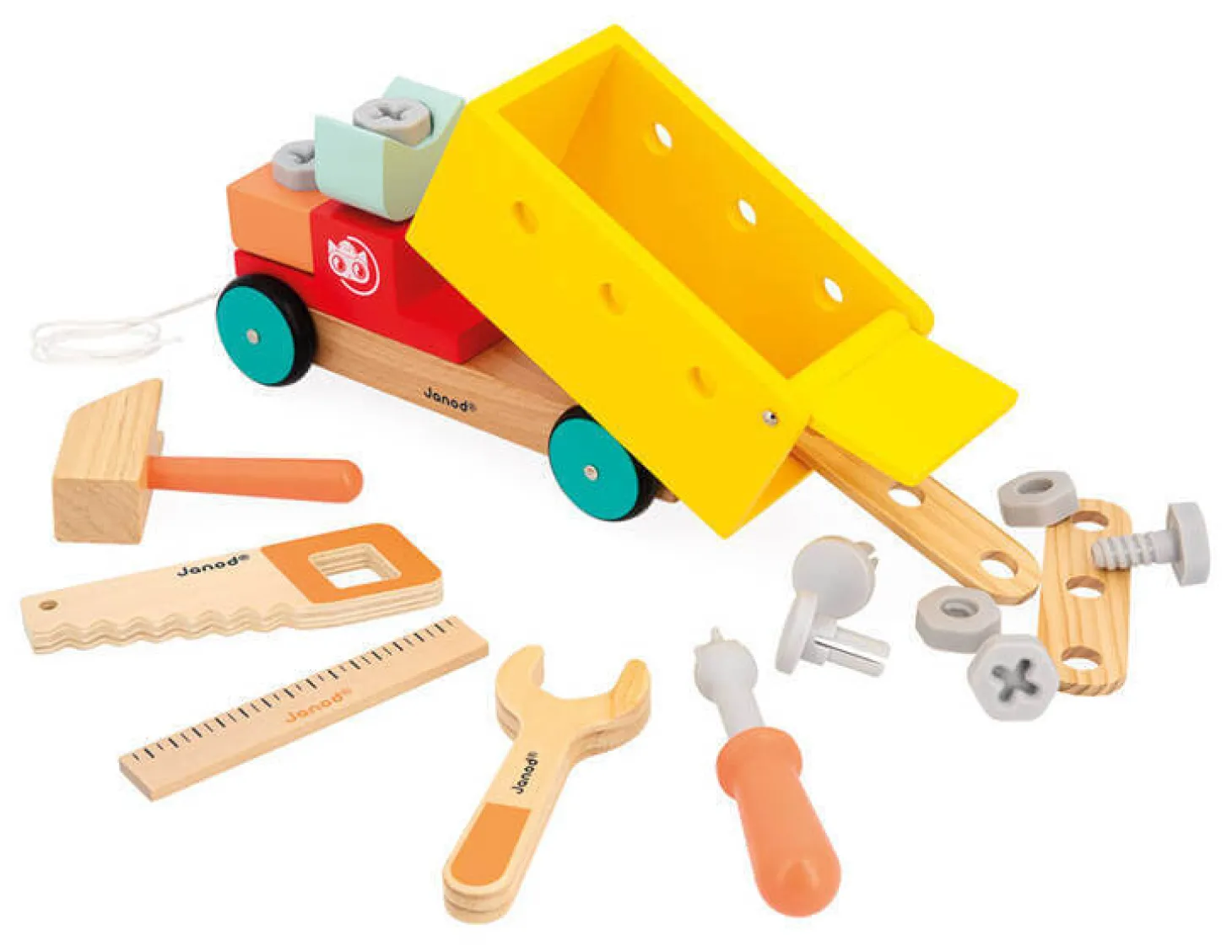Ciężarówka do składania i ciągnięcia Brico'kids 2+