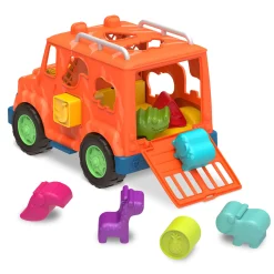 Ciężarówka Safari z klockami sorterami – Safari Shape Sorter Truck