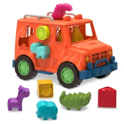 Ciężarówka Safari z klockami sorterami – Safari Shape Sorter Truck