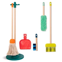 Clean ‘n’ Play – drewniany zestaw do sprzątania