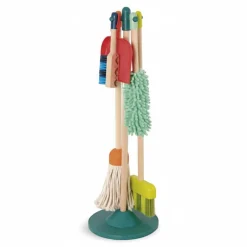 Clean ‘n’ Play – drewniany zestaw do sprzątania