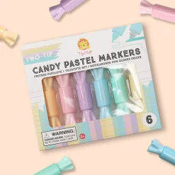 Cukierkowe Flamastry Pastelowe