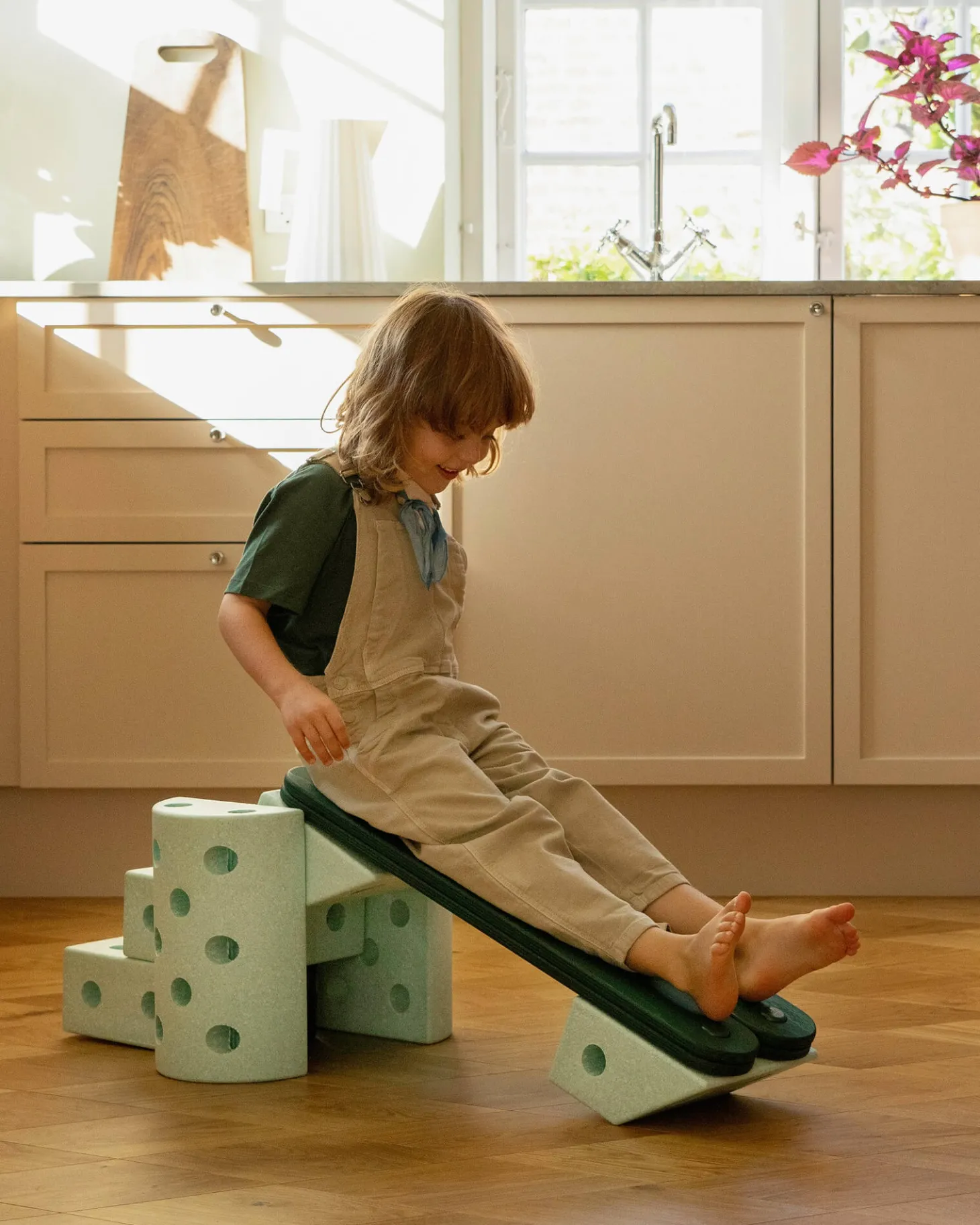Deski balansujące Beams, 2 szt. - Ocean Mint, Forest Green
