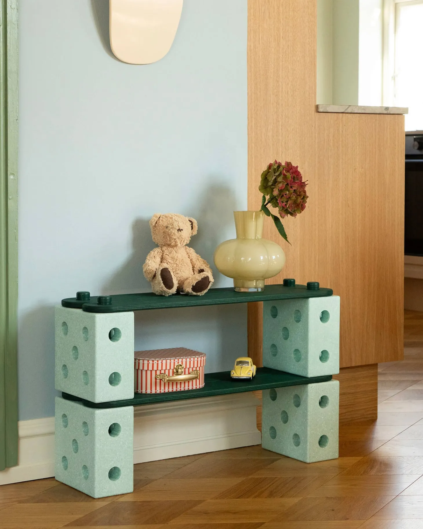Deski balansujące Beams, 2 szt. - Ocean Mint, Forest Green