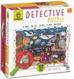 DETECTIVE PUZZLE - puzzle, gra detektywistyczna - MORSKIE GŁĘBINY