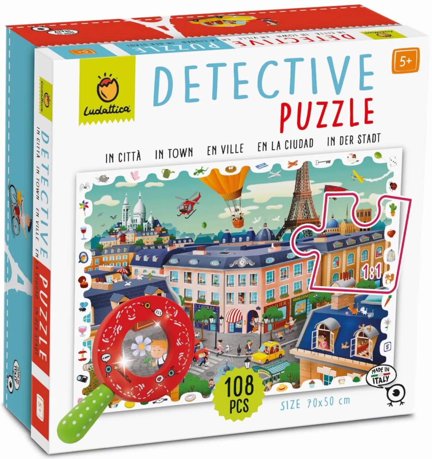 DETECTIVE PUZZLE - puzzle, gra detektywistyczna - MIASTO