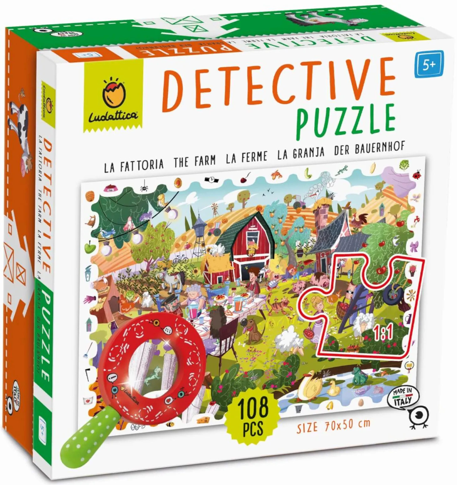 DETECTIVE PUZZLE - puzzle, gra detektywistyczna - WIEŚ