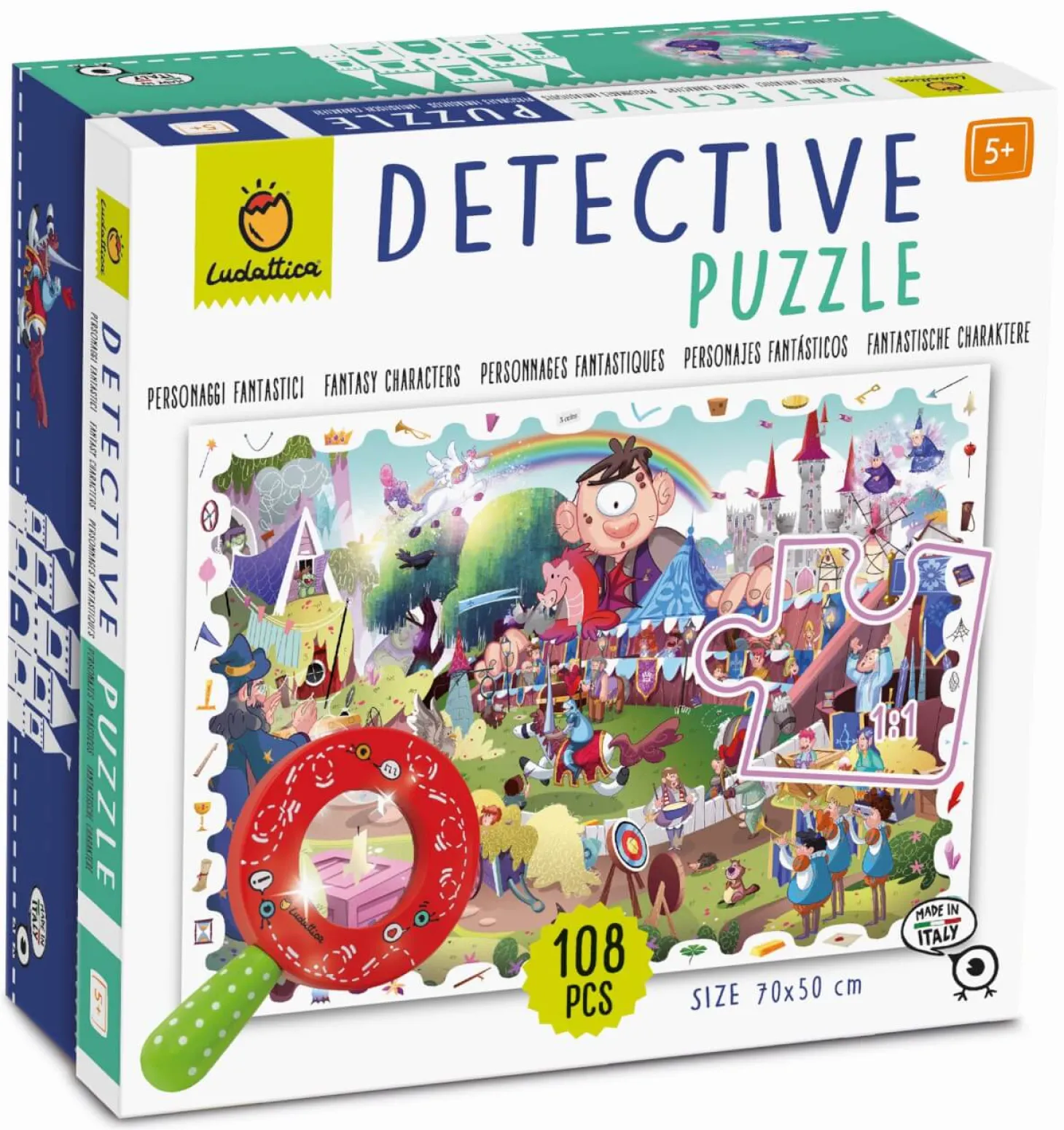 DETECTIVE PUZZLE - puzzle, gra detektywistyczna - BAŚNIOWA KRAINA