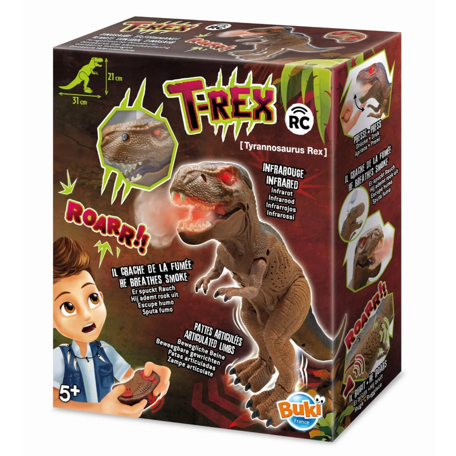 Dinozaur T-REX zdalnie sterowany