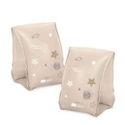 Dmuchane rękawki do pływania dla dzieci 3-6 lat (15-30 kg) - beżowe