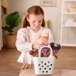 Doll Bundle - Trio laleczek kąpielowych z koszykiem